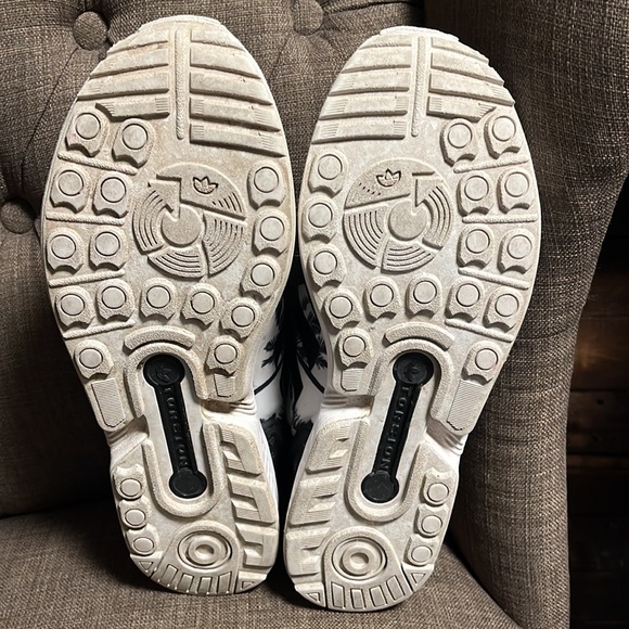 Adidas Torsion Palm Trees Men's Black and White Sneakers size 10 - Picture 11 of 11